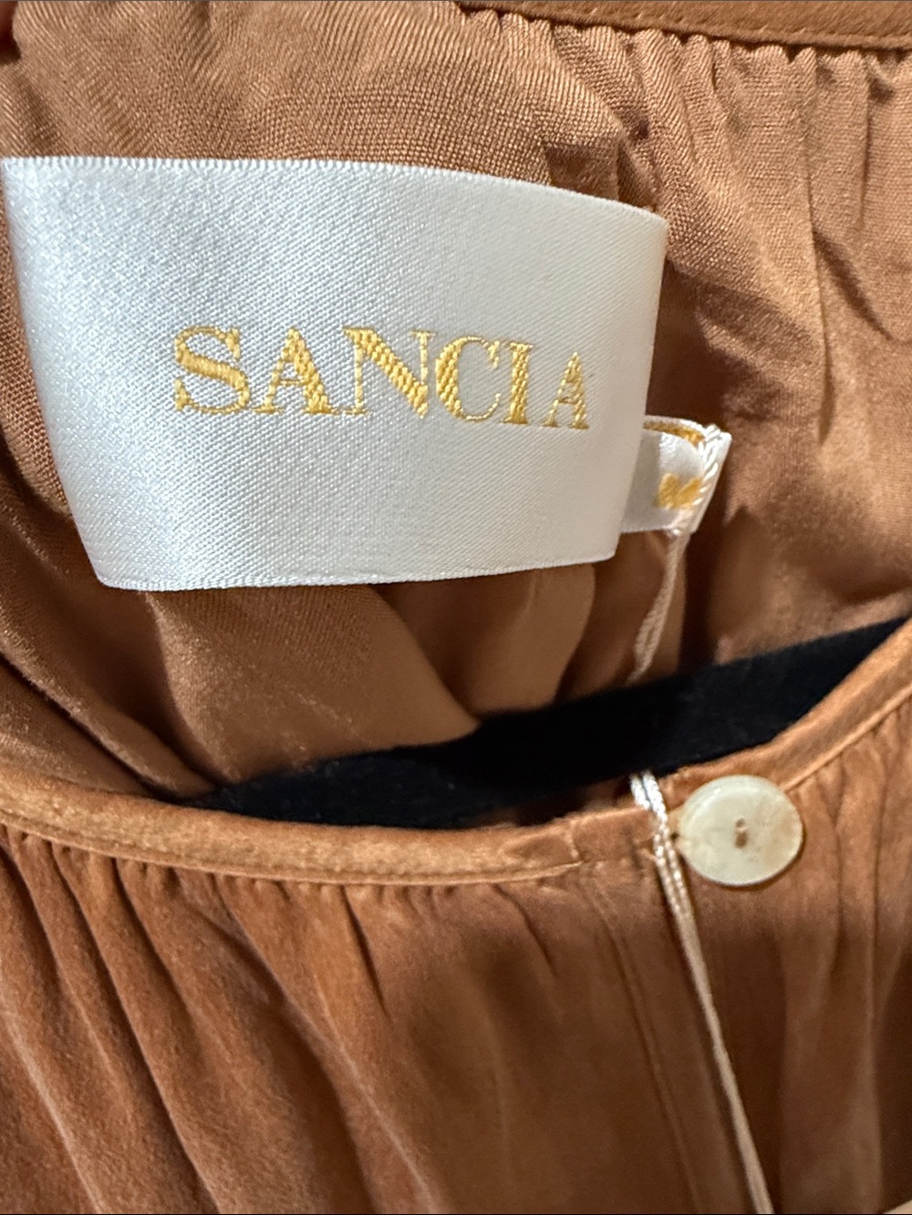 NWT Sancia Hannare Button-Front Midi Dress - Picture 6 of 11